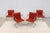 Ludwig Mies Van Der Rohe Brno Tubular Chairs in Orange Vinyl by Gordon, Set of 4 For Sale In New York - Image 6 of 18