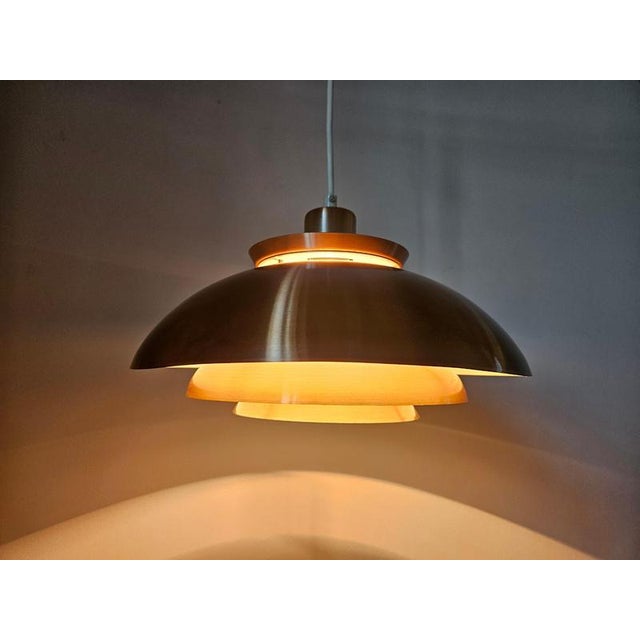 Mid-Century Pendant in style of Louis Poulsen, Denmark, 1970s For Sale - Image 14 of 16