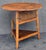 Large English Cricket Table of Patinated Oak From the Georgian Era For Sale - Image 15 of 16