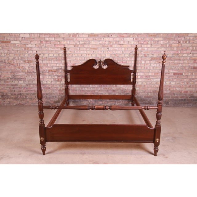 Ethan Allen Court Collection Mahogany Four Poster Queen Size