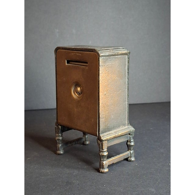 Metal Antique Arcade Cast Iron Majestic Radio Still Bank 1930 Grigsby-Grunow W/ Box For Sale - Image 7 of 18