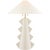 Kelly Wearstler for Visual Comfort Signature Senso Large Table Lamp in Ivory with Linen Shade For Sale