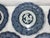 Antique Blue and White Plates - Set of 11 - Scalloped Edge - 8.25" Round - End Edo or Beginning Meiji Period For Sale - Image 10 of 18