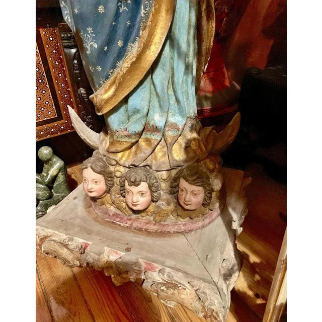 Indo-Portuguese Sculpture, 17th Century For Sale - Image 4 of 11