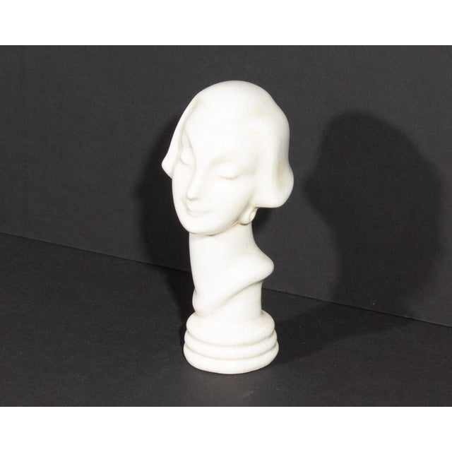 Amaco American Art Clay Company Art Deco Bust For Sale - Image 4 of 7
