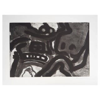 Bengt Lindstrom, Abstract Symbols, Original Engraving For Sale