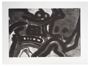 Bengt Lindstrom, Abstract Symbols, Original Engraving
