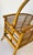Vintage Bent Bamboo & Rattan Magazine Rack With Hand-Braided Wicker, Mid-Century For Sale - Image 11 of 13