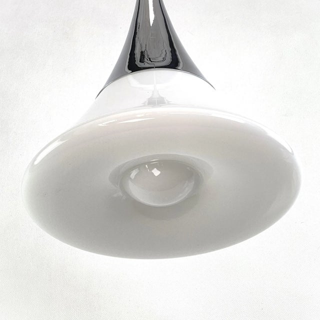 Metal Ceiling Lamp from Glashütte Limburg, 1960s For Sale - Image 7 of 9