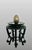 Chinoiserie Vintage Chinese Lucky Peach Carved Round Rosewood Display Stand / Pedestal For Sale - Image 3 of 7