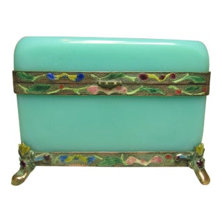 Antique Chinese Peking Glass Box For Sale