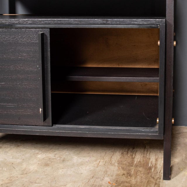 Italian Ebonised Open-Back Shelving Units, 1970s, Set of 2 For Sale - Image 6 of 18