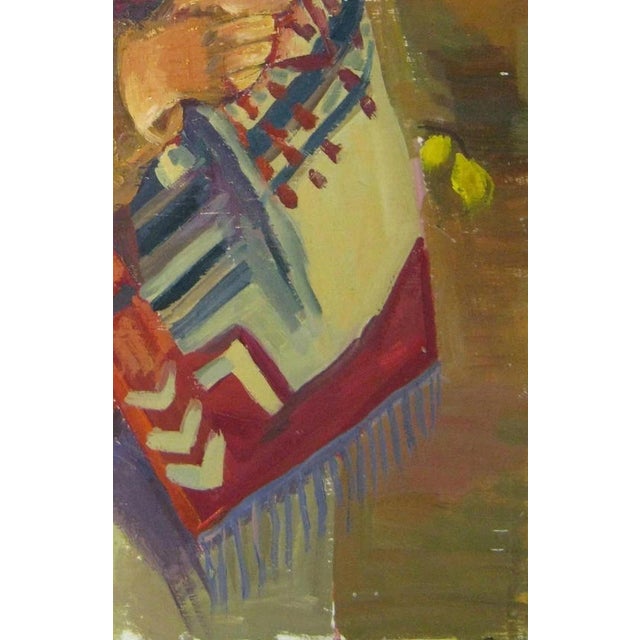 Ukrainian Artist Portrait Painting, Soviet Socialist Realism Art 40-60 For Sale - Image 6 of 6