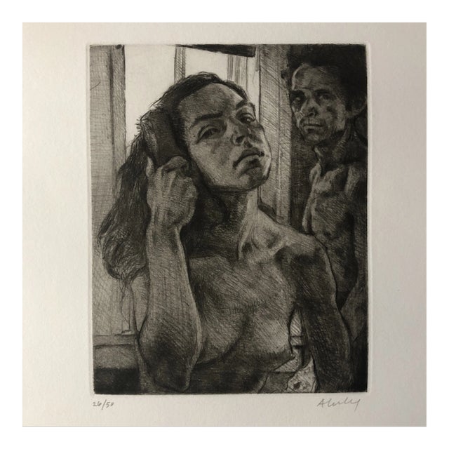 1977 Sigmund Abeles Space Issue # 2 Drypoint For Sale