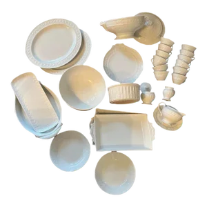 1999 Bernardaud Limoges Louvre Dinnerware - Service for 12- 111 Pieces