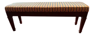 Late 20th Century Lazar Furniture Corp. Contemporary Upholstered Bench
