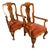 Pair of Late 19th Century English Queen Anne Style Armchairs, C. 1890 For Sale