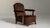 1940-1949 France Deep Espresso Brown Upholstered Wingback Armchair For Sale - Image 11 of 11