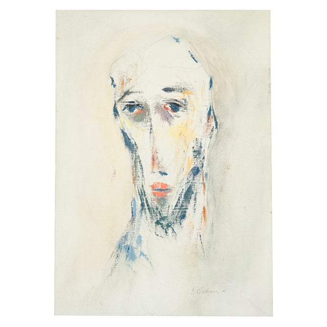 Nostradamus Erica Kirchner, c. 1981 Nostradamus is a portrait built out of restraint, erasure, and selective revelation....