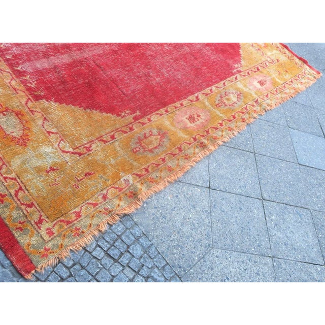 Large Antique Oushak Rug, 1910s For Sale - Image 13 of 18