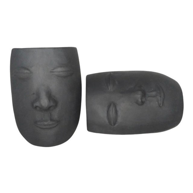 Contemporary Oaxacan Barro Sculptural Face Art/Coffee Cup For Sale - Image 4 of 7