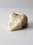 Carved from creamy onyx stone, this vintage candle holder showcases natural veining and warm mineral inclusions that...