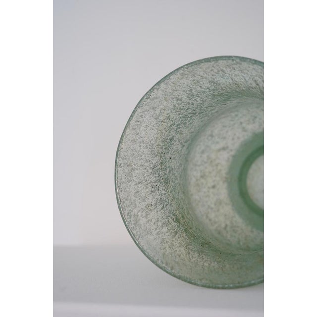 1930s Iridescent Pulegoso Glass Chalice Vase, Murano, 1930s For Sale - Image 5 of 15