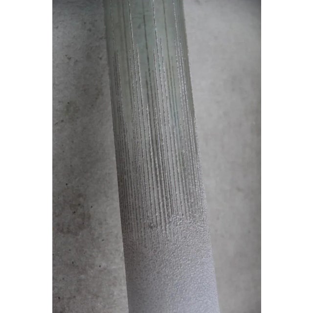 Large Round Wood & Murano Glass Sconce, 1960s For Sale - Image 6 of 14