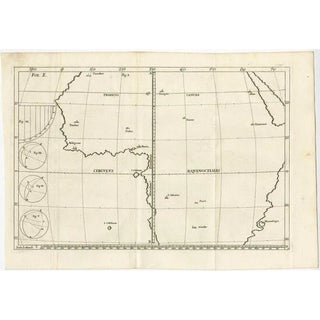 Antique Map of Central Africa by Scherer, 1703 For Sale