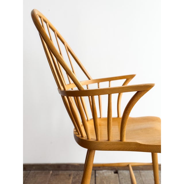 Brutalist Armchair in Pine by Tage Poulsen For Sale - Image 12 of 18