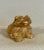 Metal Gold Plated Bronze Frog, Perfect Paperweight or Coffee Table, 2.5” High For Sale - Image 7 of 13