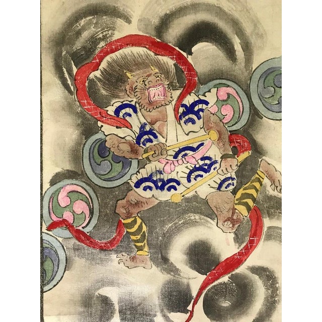 Large Japanese Edo Period Kakemono Scroll Hangings, 19th Century, Set of 6 For Sale - Image 4 of 18