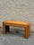 Mid-Century Modern 1970s Rattan & Brass Geometric Console Table With Stepped Frame For Sale - Image 3 of 12