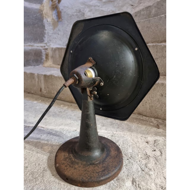 Industrial Vintage Industrial Table Lamp, Holland, 1930s For Sale - Image 3 of 13