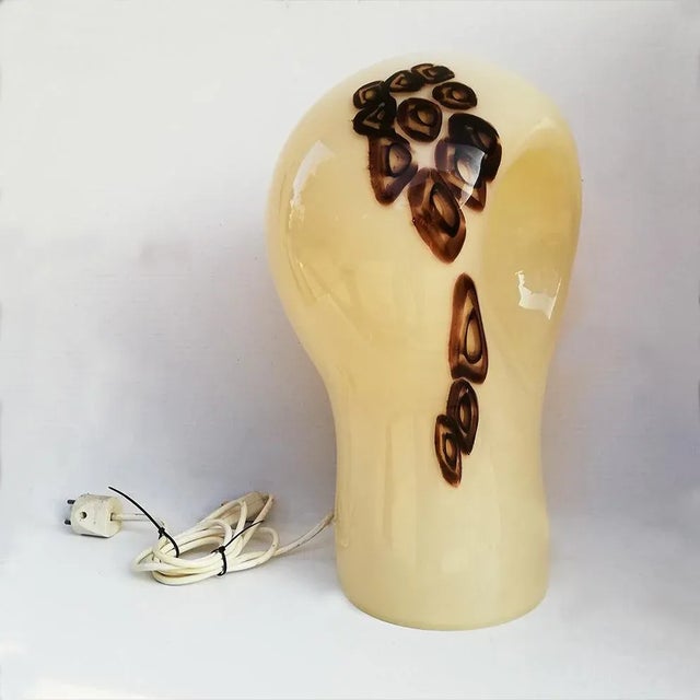 Glass Table Lamp by Toni Zuccheri for La Murrina, 1970s For Sale - Image 9 of 14