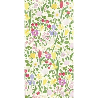 Large Scale, Daffodils Wallpaper by Paule Marrot in Cream For Sale