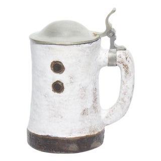 “Domino” West German Beer Stein by Ceramano For Sale