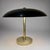 An Art Deco period desk lamp from Germany circa 1930. Black enamel and polished steel. Dimensions: H:15 Shade Diameter:18...