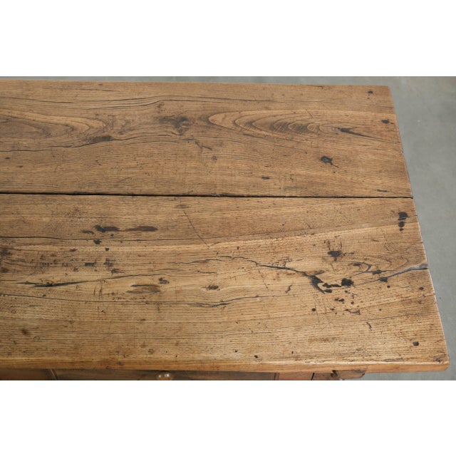 Wood Antique Southern European Coffee Table in Chestnut Wood, 1700s For Sale - Image 7 of 12