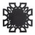 Silver Eduina Symmetrical Cut Pattern Wall Mirror For Sale - Image 8 of 11