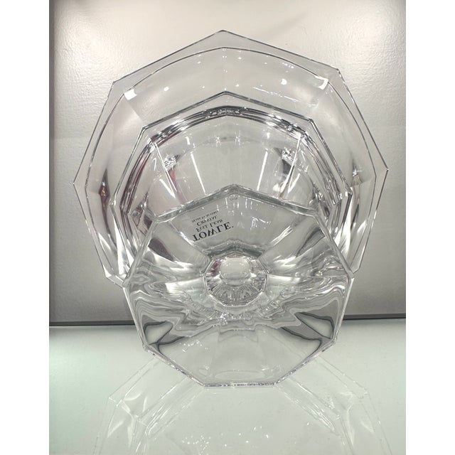 Beautiful vintage Towle full lead crystal footed bowl, crafted in Austria and retaining its original Towle maker’s label....