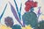 Green 2026, Illustration Style Botanical Painting, Cactus With Wildflowers, Acrylic Paint on Watercolor Paper by Romina Milano For Sale - Image 8 of 11