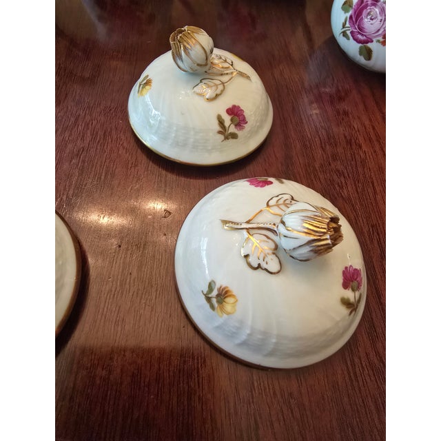 Vintage Mid Century Richard Ginori Italy Set 4 Cups For Sale - Image 11 of 12