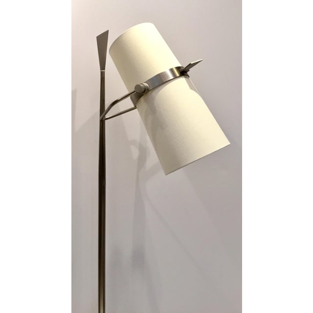 Arteriors Modern Silver Metal Yasmin Floor Lamp | Chairish