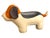 Children's Late 20th Century Dog Footstool Kid's Chair Ottoman 41" Large Oversized Beagle Faux Leather Cool Decor For Sale - Image 3 of 12