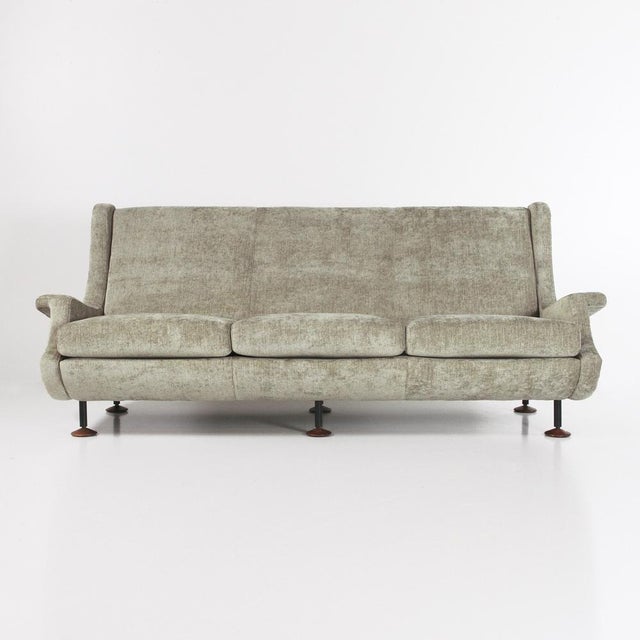 Textile Regent Sofa attributed to Marco Zanuso for Arflex, 1960s For Sale - Image 7 of 12