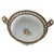 Vintage French "N" Mark Footed Cherub Bowl With Ormolu Trim & Floral Interior | Two Handled | Blue Crowned N For Sale In Atlanta - Image 6 of 13