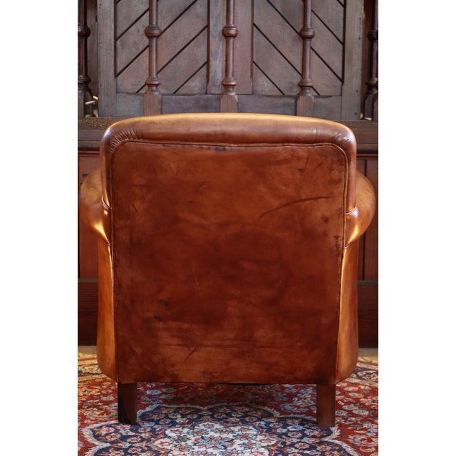 Burlington Library Club Fireside Armchair in Leather from Laura Ashley, 2010s For Sale - Image 6 of 18
