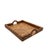 1970s Hollywood Regency Wicker Tray, Vivai Del Sud Italy Ca. 1970 For Sale - Image 5 of 11