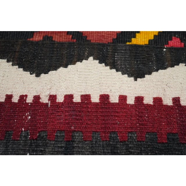 Vintage Kilim Rug 5'4'' x 10'6'' For Sale - Image 10 of 12
